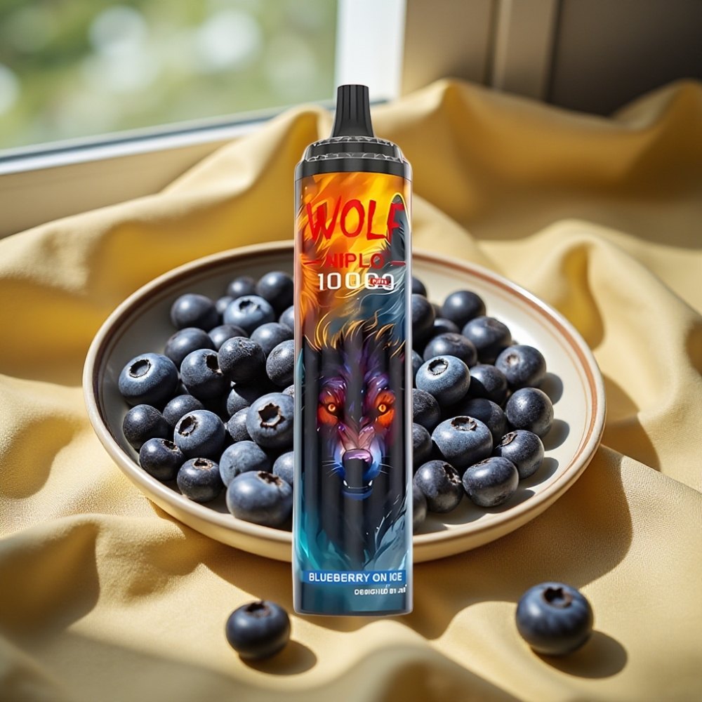 JNR Wolf Niplo 10000 Puffs 20ml Blueberry On Ice