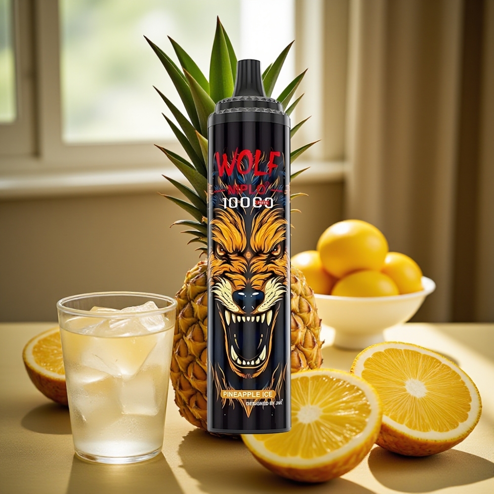 JNR Wolf Niplo 10000 Puffs 20ml Ананасов Лед Type-C