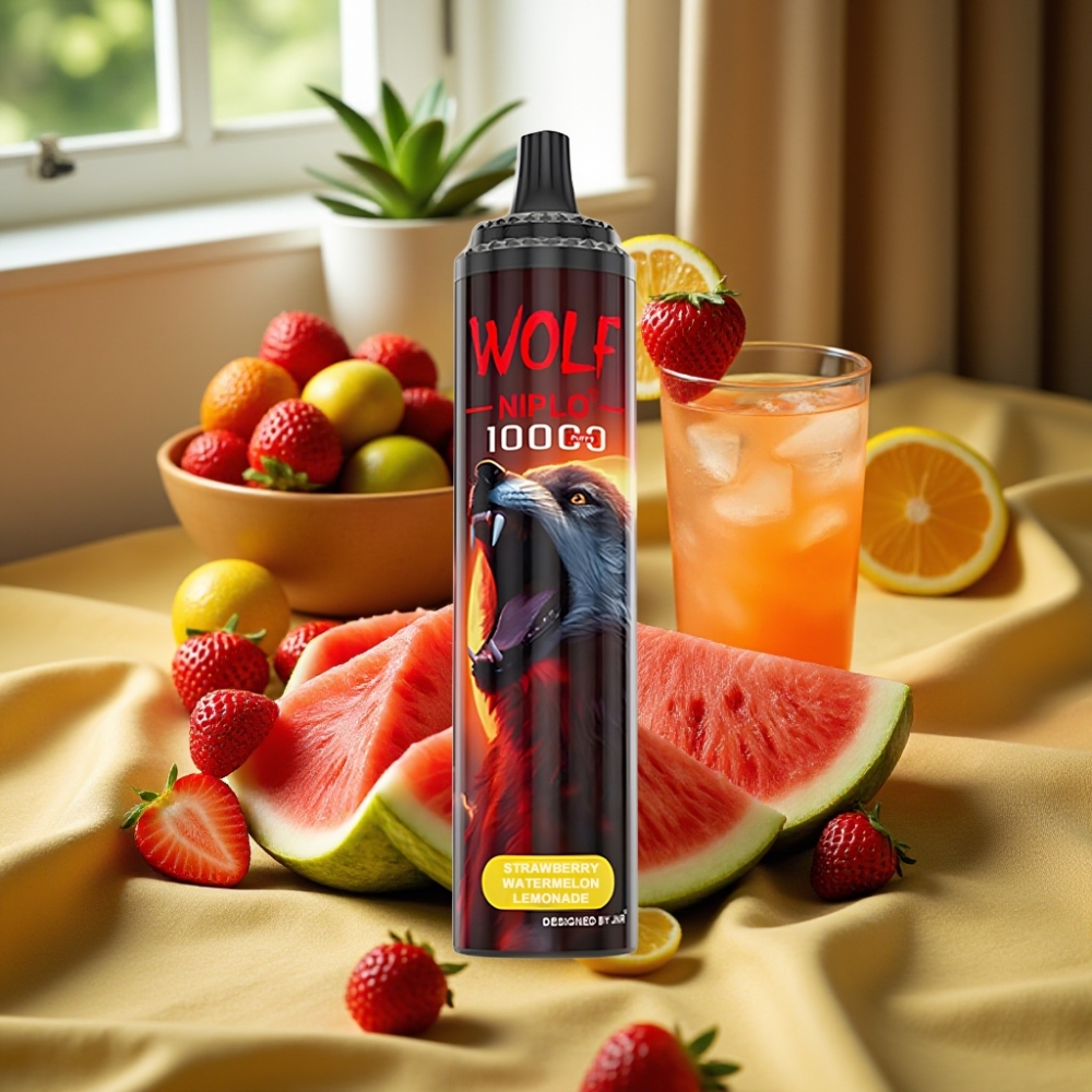 JNR Wolf Niplo 10000 Puffs 20ml Ягода Диня Лимонада Type-C