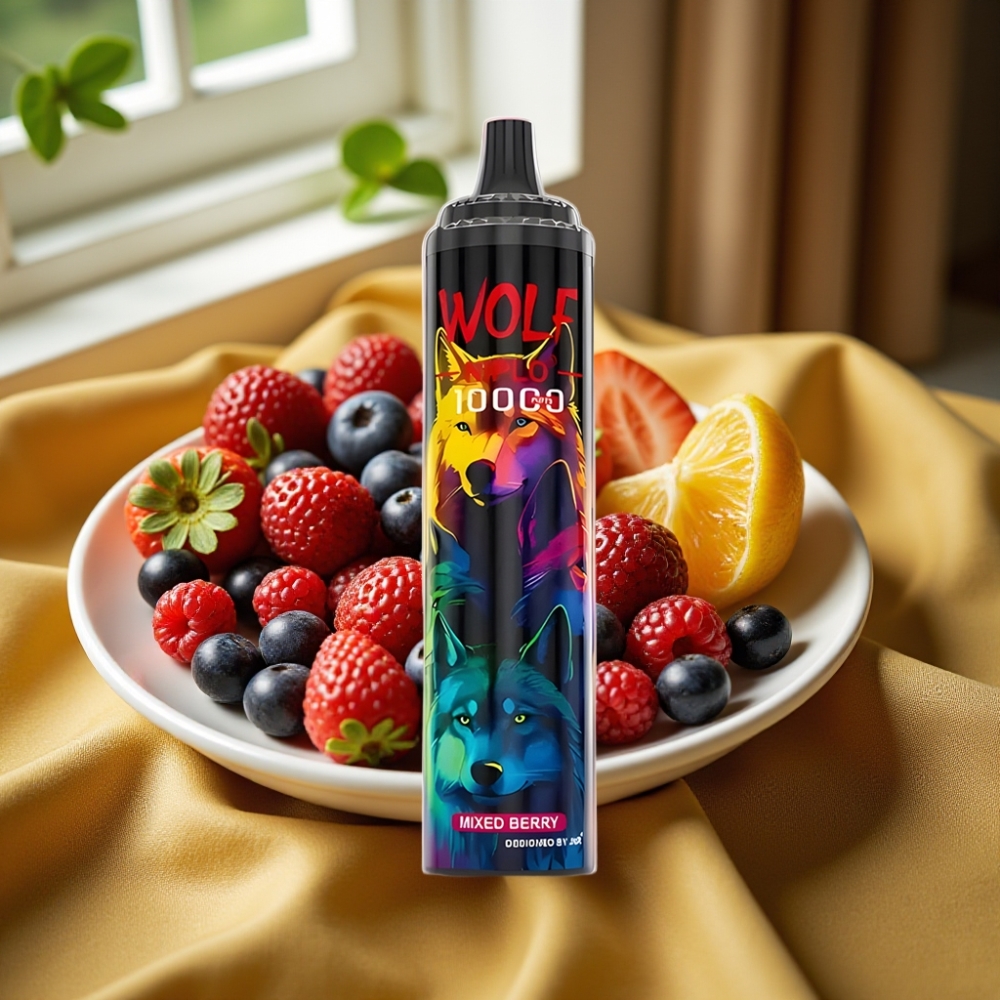 JNR Wolf Niplo 10000 Puffs 20ml Смесени Ягоди Type-C
