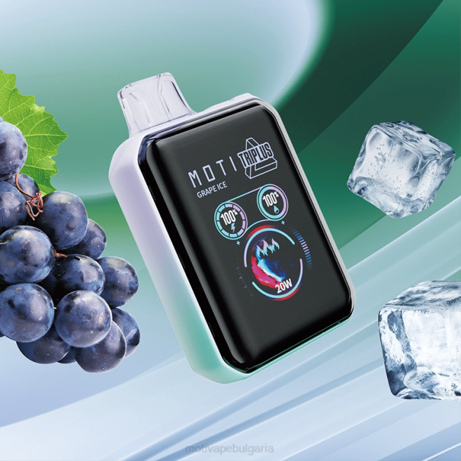 MOTI Vape Flavors - MOTI Triplus 20k вейп за еднократна употреба (5%, 20 000 впръсквания) ягодов лед 0P8R9